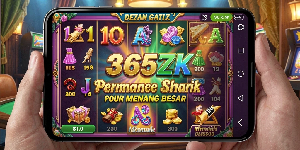 Tampilan gameplay menarik dari 365ZK yang penuh warna.
