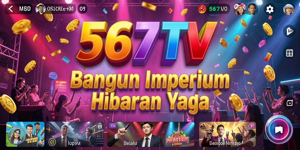 Tampilan gameplay <strong>567TV</strong> yang menampilkan pengelolaan saluran TV.