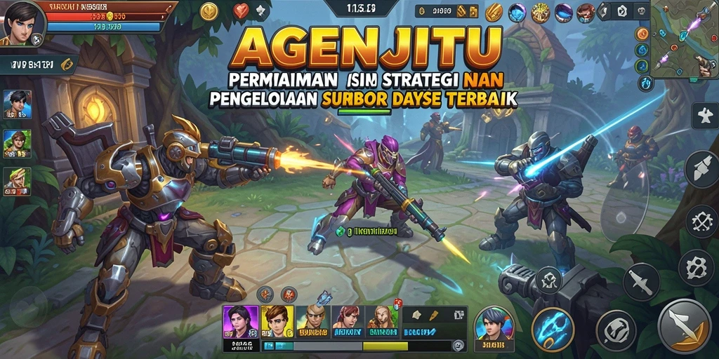 Tampilan permainan AGENJITU yang menarik dan strategis.