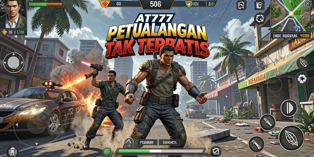 Tampilan grafis seru dan gameplay dinamis AT777.