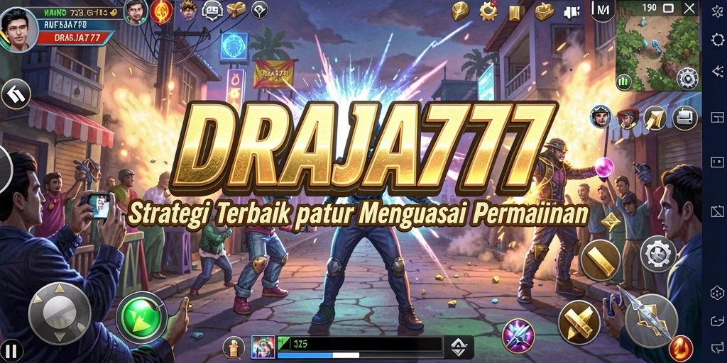 Tampilan gameplay DRAJA777 yang mengasyikkan dan strategis.