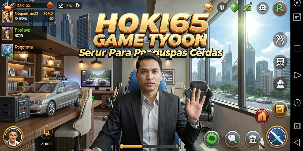 Tampilan gameplay seru HOKI65 dengan berbagai pilihan bisnis.