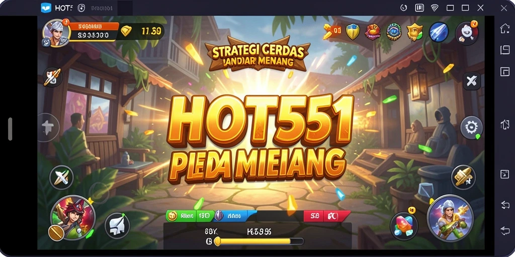 Tampilan mendebarkan dari gameplay HOT51 yang penuh strategi.