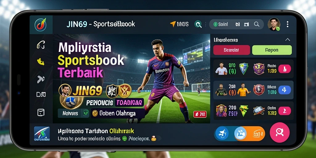 Tampilan gameplay menarik dari aplikasi Sportsbook JIN69.