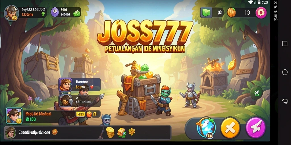 Tampilan gameplay <strong>JOSS777</strong> yang menarik dengan pengalaman Idle yang seru.