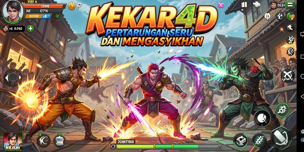 Tampilan gameplay <strong>KEKAR4D</strong> yang penuh aksi dan seru.