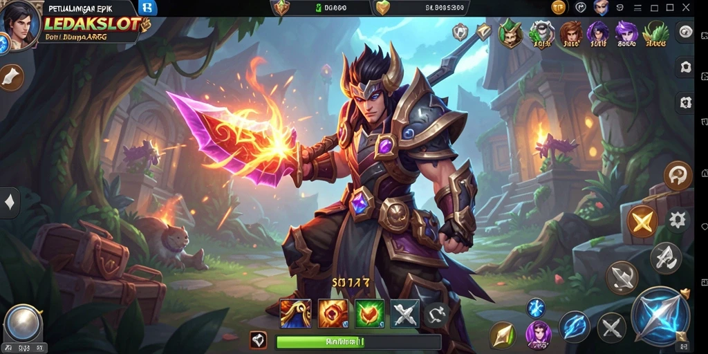 Gameplay LEDAKSLOT yang seru dengan aksi mendebarkan.