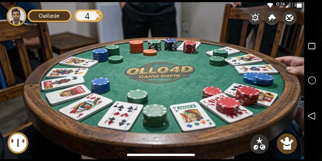 Gameplay seru dari OLLO4D yang penuh strategi Gaple.