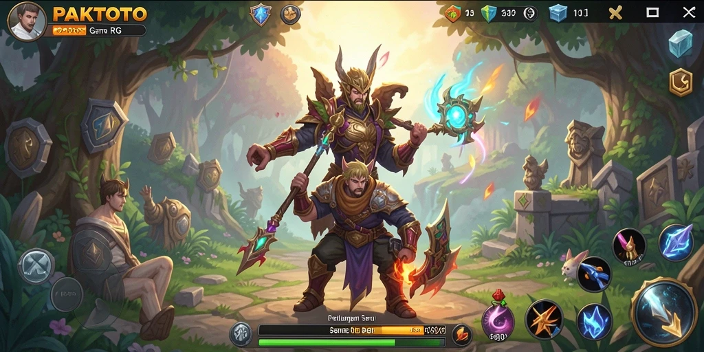 Tampilan menakjubkan dari gameplay RPG PAKTOTO.