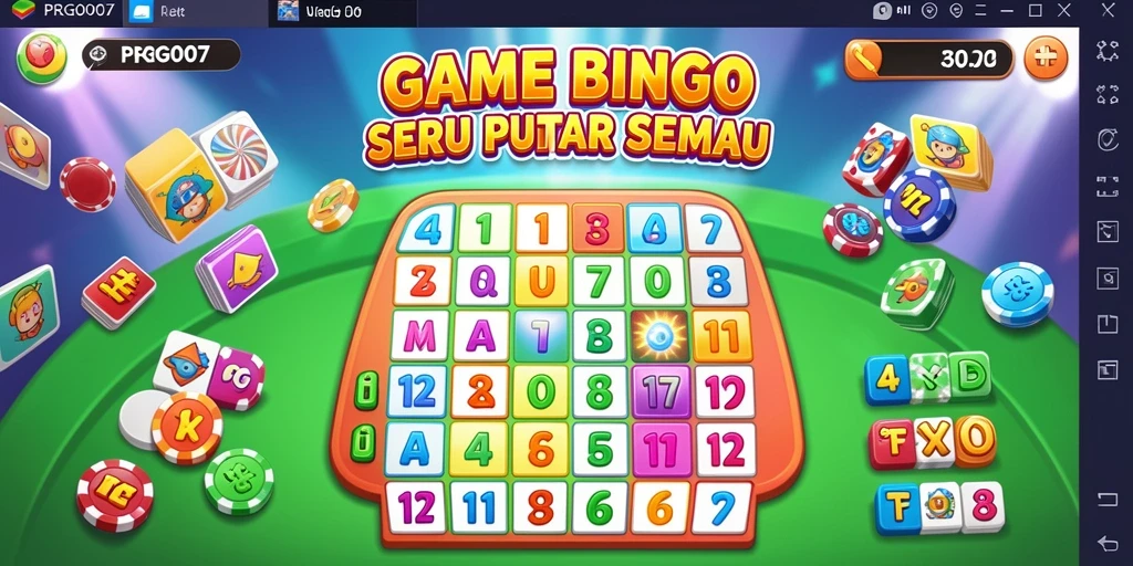 Screenshot gameplay seru dari game Bingo PRG007.