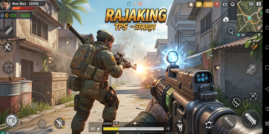 Tampilan menarik dari gameplay RAJAKING yang seru.