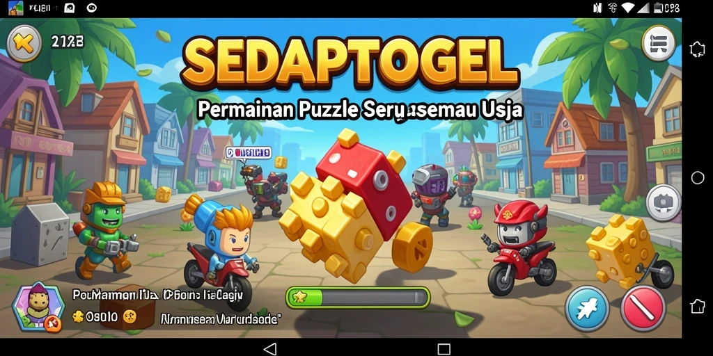 Tangkapan layar gameplay SEDAPTOGEL menampilkan level-level puzzle yang menarik.