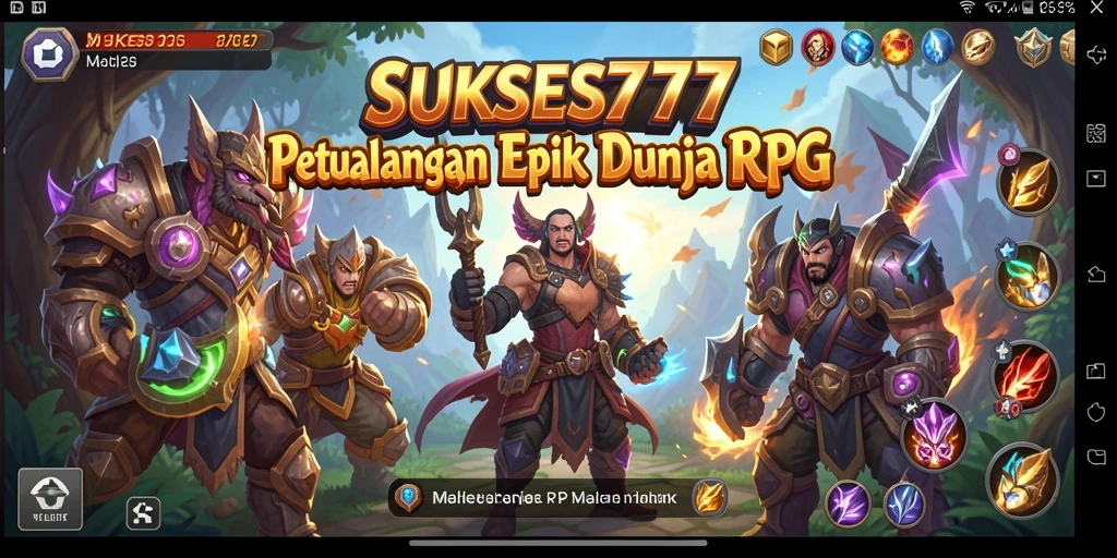 Gameplay menakjubkan dari SUKSES777 dalam dunia RPG.