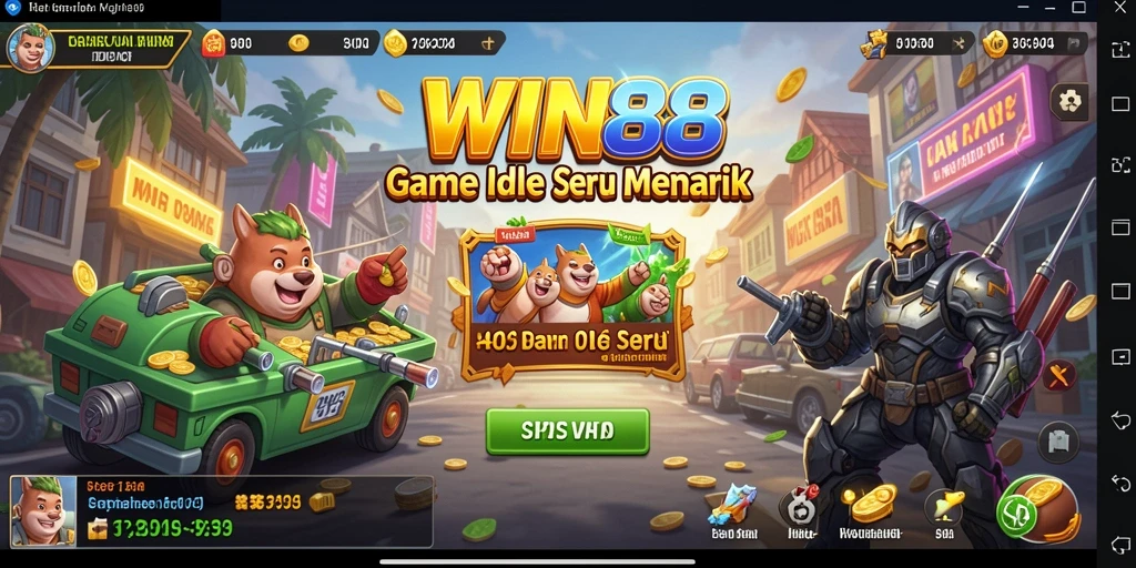 Tampilan gameplay WIN88 dengan elemen Idle yang menarik.