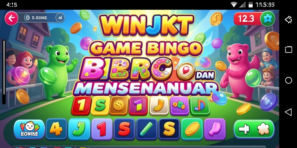 Tampilan menarik dari gameplay Bingo di WINJKT.