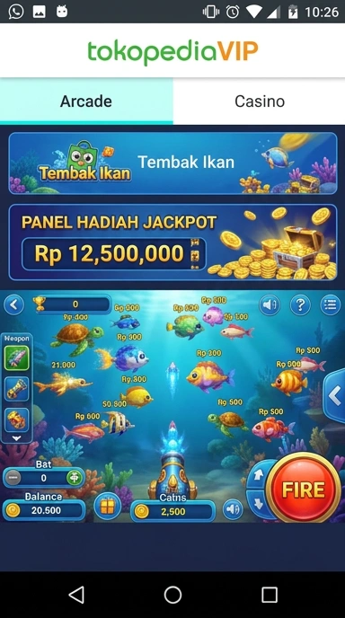 Tampilan antarmuka tokopediavip yang menarik.